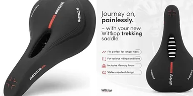 Wittkop 5-Zone Comfort Bike Seat: Waterproof, Men