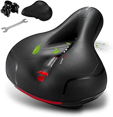 Comfort Dual-Shock Memory Foam Bike Saddle
