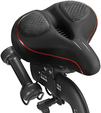 Large, comfy bike seat for Peloton & other bikes.
