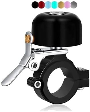 Greallthy Classic Brass Bike Bell: Loud, fits most handlebars.