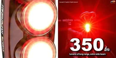 Cygolite Hypershot Bike Taillight: 7 Modes, USB Rechargeable, Durable, Water Resistant