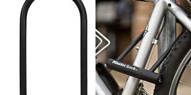 Master Lock Black U-Lock: Secure Bike & Outdoor Equipment