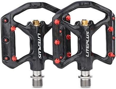 Ultra-Light Carbon Fiber Titanium Axle Road/MTB Bike Pedals