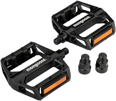 Mongoose Alloy Mountain Bike Pedals with Reflectors
