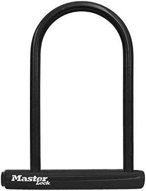 Master Lock 8320D Black U-Lock: Secure Bike & Gear
