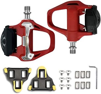 Carbon Fiber Road Bike Pedals (SPD-SL, 3-bolt cleats)