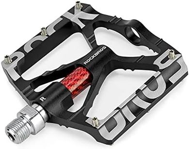 ROCKBROS Lightweight Aluminum Alloy MTB Pedals (Sealed Bearings, 9/16")