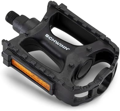 Schwinn Pedals: Alloy/Composite, 9/16", Fits Most Adult Bikes
