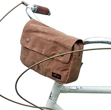 Tourbon Waxed Canvas Bike Bag: Handlebar, Saddle, or Rack
