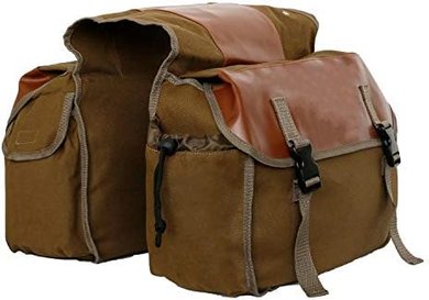 UniStrength Canvas Bike Panniers: Multifunctional Rear Carrier Bag
