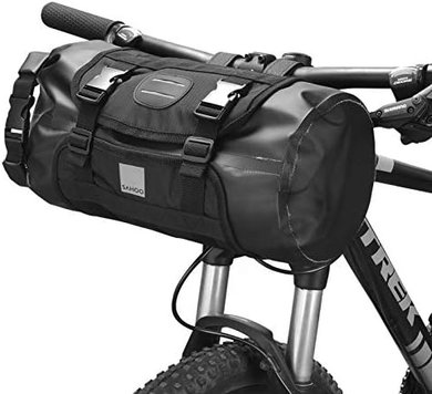Waterproof 6L Black Bicycle Front Frame Bag
