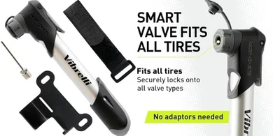 Mini Bike Pump: 120 PSI, Presta/Schrader, Road & MTB