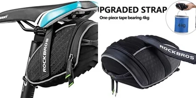 ROCKBROS Bike Saddle Bag: 3D Shell Cycling Seat Pack
