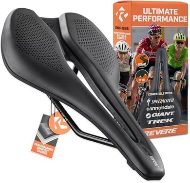 Revere Performance Saddle: Ergonomic, Low-Profile Comfort for Road, Gravel & MTB