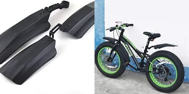 Electric Folding Bike Fenders (20"-26", Fat Bike Compatible)
