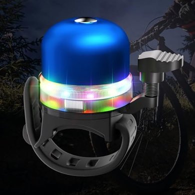 Kids & Adult Bike Bell with 3-Mode Light & Type-C Charging
