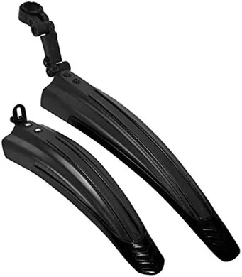 Black Adjustable Bike Mudguards (Front & Rear)