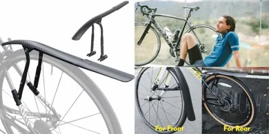 Lightweight 700C Road Bike Fenders: Quick Release, Adjustable