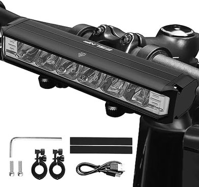 Bright USB Rechargeable Waterproof Bike Headlight
